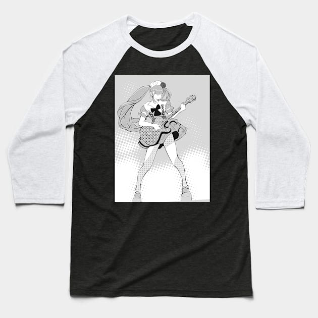 bandmaid guitarist Baseball T-Shirt by joearc